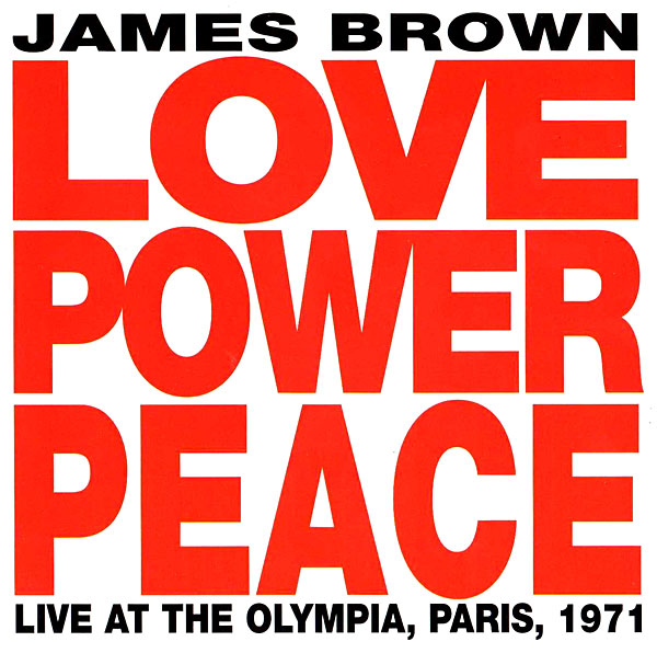 Recording of December 2014: Love Power Peace: Live at the Olympia