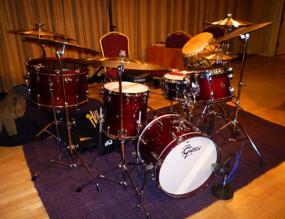 Mark Flynn s drum  kit  Stereophile com